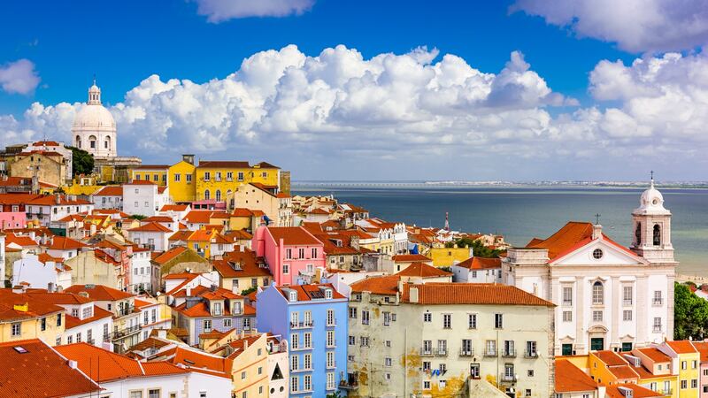 A cityscape in the Alfama District of Lisbon in Portugal. Photograph: Getty