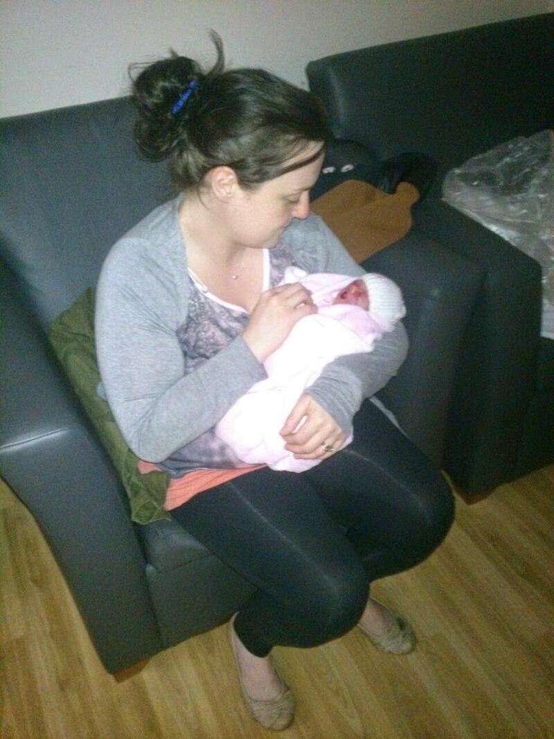 Tracey with Grace Saoirse Smith.