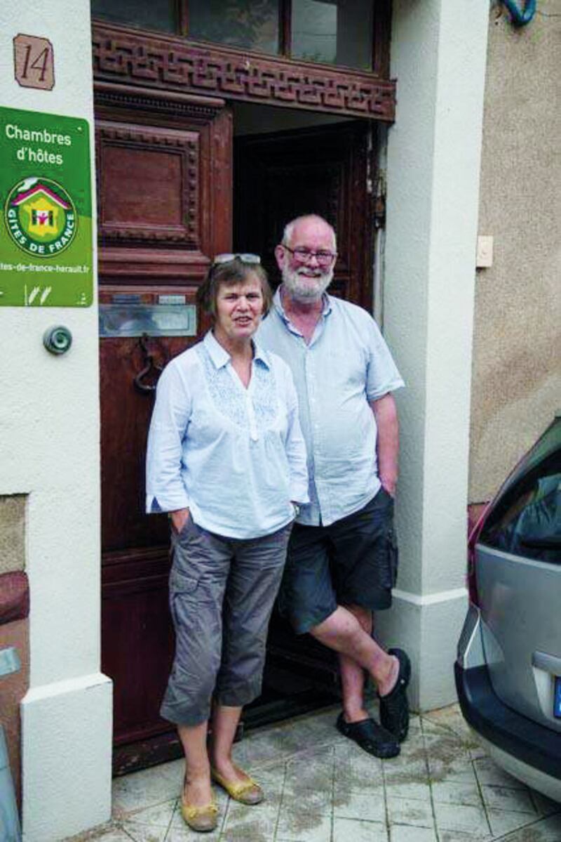 Martin and Sile Dwyer at their French home and business in the Languedoc