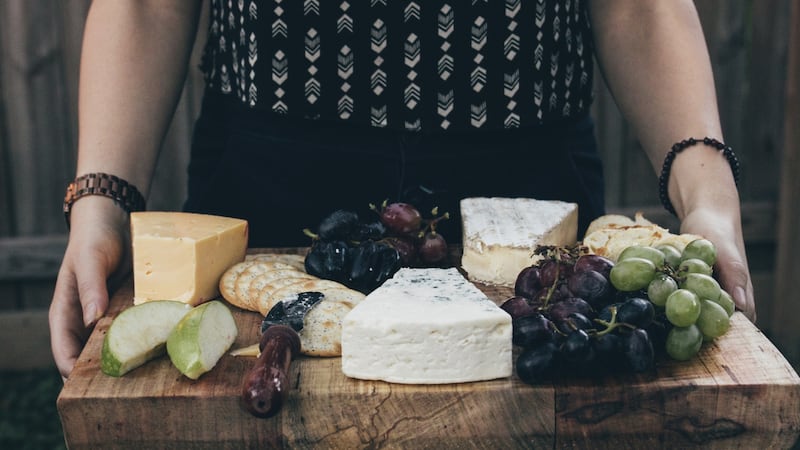 Include a soft cheese, a blue cheese  and a hard cheese    in your cheese board. Photograph: Getty Images