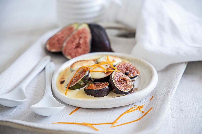 Fig sabayon by Vanessa Greenwood. Photograph: Harry Weir.