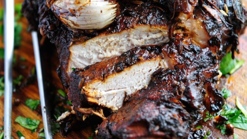 Balsamic braised pork. Photograph: Aidan Crawley