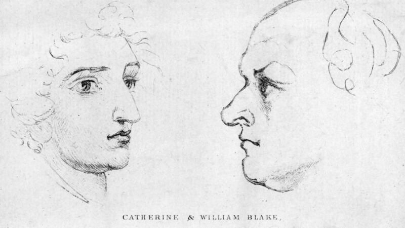 Poet and partner: Catherine and William Blake, from  sketches by William Blake. Photograph: Hulton/Getty