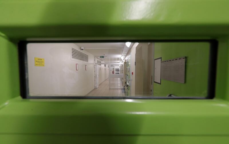 A view from one of the  cell’s in the National Violence Reduction Unit in Portlaoise Photograph: Colin Keegan/Collins