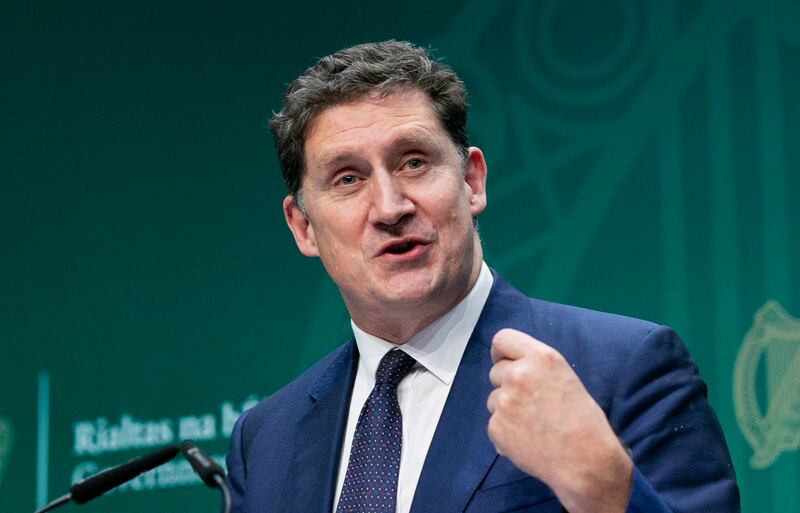 Minister for the Environment and Climate, Eamon Ryan: 'In May just gone, for the first full month on record, wind and solar produced more EU electricity than fossil fuels.' Photograph: Gareth Chaney/Collins Photos