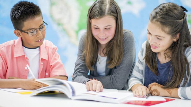Getting the children to write or rewrite their own ending to the story is always a winner. Photograph: iStock
