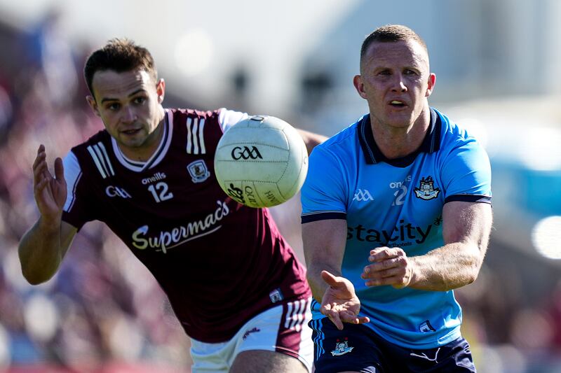 Ciarán Kilkenny of Dublin in action against Galway during an All-Ireland Senior Football Championship match at Pearse Stadium in May.
Photograph: James Lawlor/Inpho