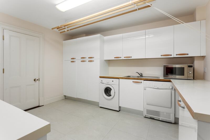 Utility room in the basement