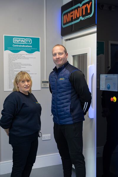 Kathryn Cullen and John Connors of Infinity Cryo in Thurles, Co Tipperary. Photograph: John D Kelly