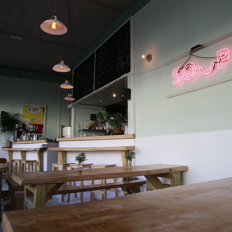 Soup. Photograph: Nick Bradshaw