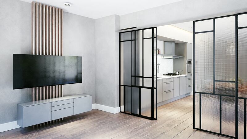  You can choose frosted or fluted glass to let light in while keeping a sense of seclusion. Photograph: iStock