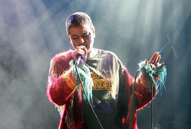 Performing at the Oxegen Music festival at Punchestown racecourse, Co Kildare, in 2007. Photograph: Niall Carson/PA Wire 