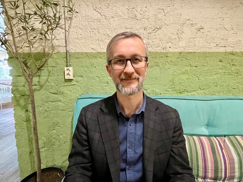 Crimean Tatar journalist, activist and politician Nariman Dzhelyal. Photograph:  Daniel McLaughlin