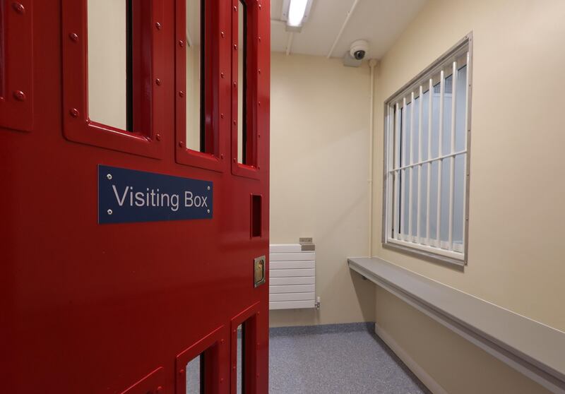 09/11/’18 The visiting box in the new facility in Portlaoise Photograph: Colin Keegan/Collins