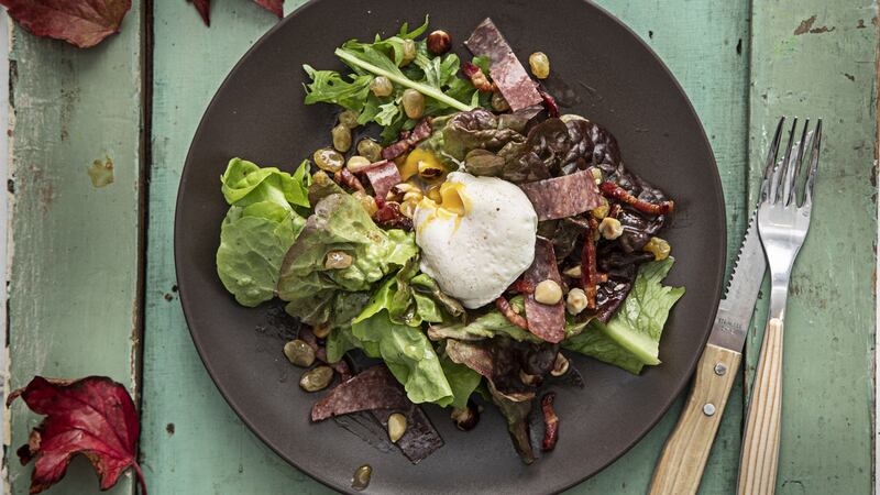Autumnal salad. Photograph: Harry Weir Photography