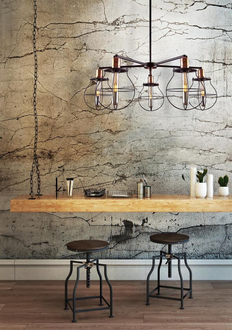 A hanging breakfast bar