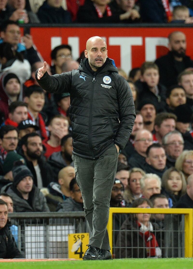 Pep Guardiola: ‘Pep first and foremost is a fantastic person – very humble, hardworking, intense but fantastic.’ Photograph: Peter Powell/EPA