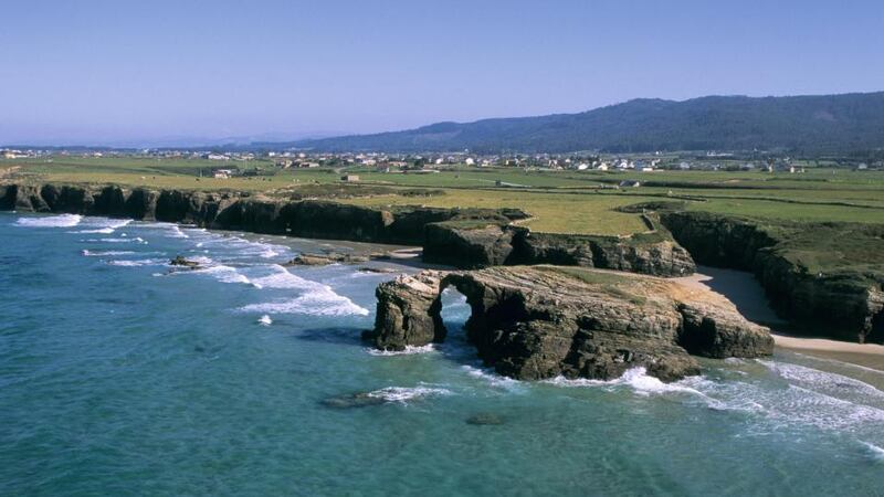 Galicia from the air, on the Cantabrian coast. Photograph:  Xurxo Lobato/Cover/Getty Images
