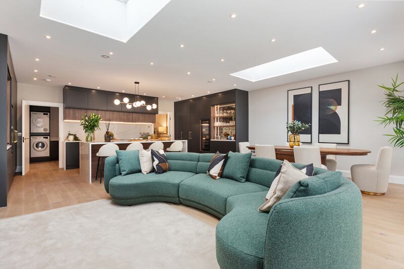 Open-plan kitchen area