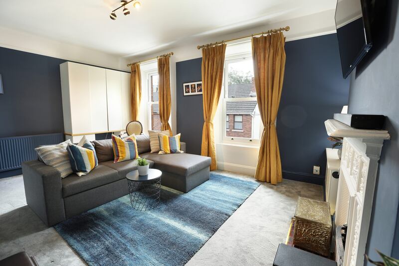 Main bedroom used as a sittingroom