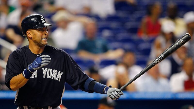 Derek Jeter: He wasn’t the most naturally talented player of his time at New York Yankees but nobody was more beloved. Photograph:  Mike Ehrmann/Getty