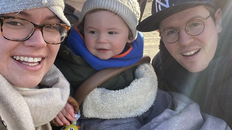 David Lynn with wife, Lynsey and son Max
