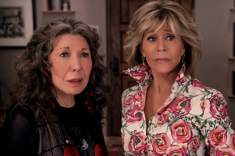 Jane Fonda and her “great friend” Lily Tomlin are the stars of Grace & Frankie