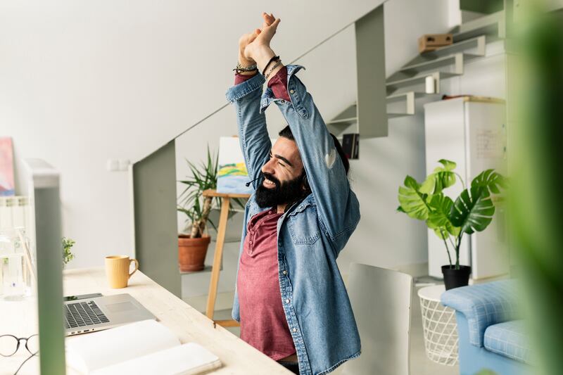 Simple stretches are a good corrective to sedentary living. Photograph: Getty Images