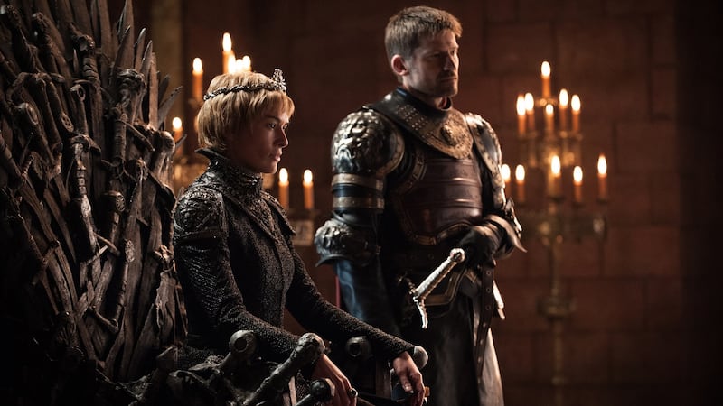 Game of Thrones season 7. Jaime and Cersei Lannister played by Lena Headey and Nikolaj Coster-Waldau