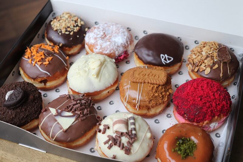 A selection of the baked goods for sale at The Rolling Donut, a Dublin foodservice company with a strong family tradition.