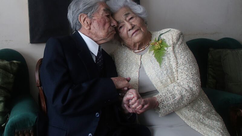 There are longer marriages, but at the moment none between people so old, according to Guinness World Records. Photograph: Dolores Ochoa/AP