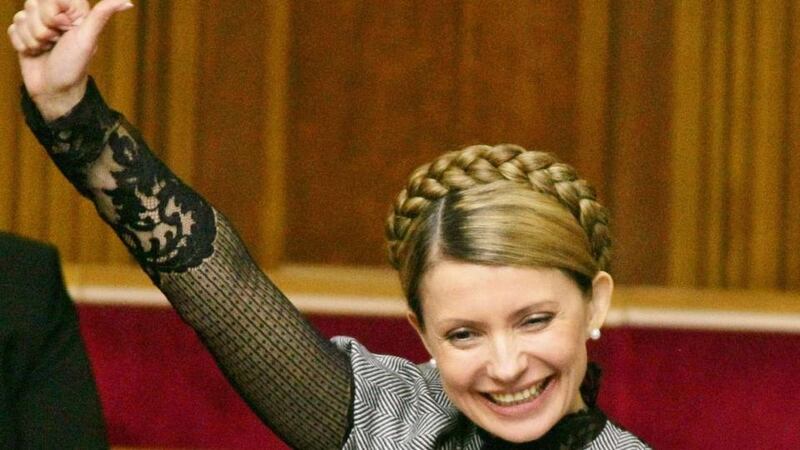 Yulia Tymoshenko during a parliamentary session in Kiev in 2005. Ukraine’s new Photograph: Gleb Garanich/Reuters.