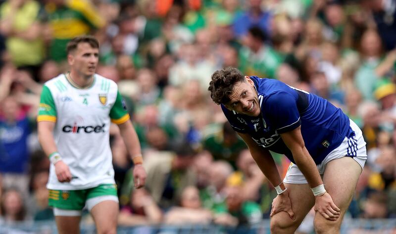 Kerry’s David Clifford reacts to a missed chance during the All-Ireland SFC final. Photograph: Ryan Byrne/Inpho