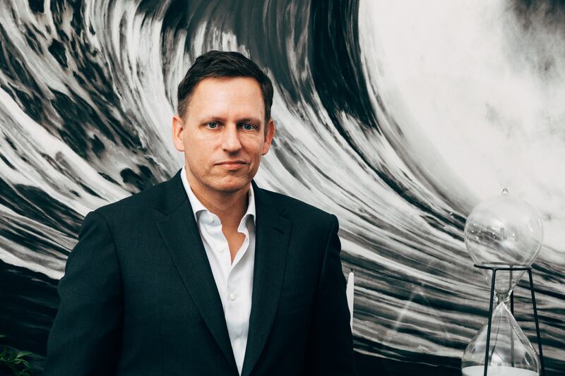 Peter Thiel, a Los Angeles-based technology investor. Photograph: Andrew White/The New York Times
