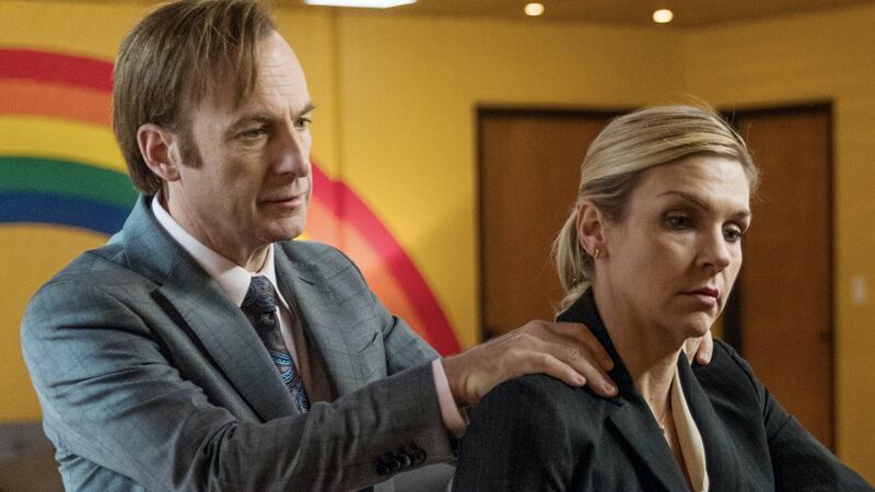 Bob Odenkirk and Rhea Seehorn in Better Call Saul