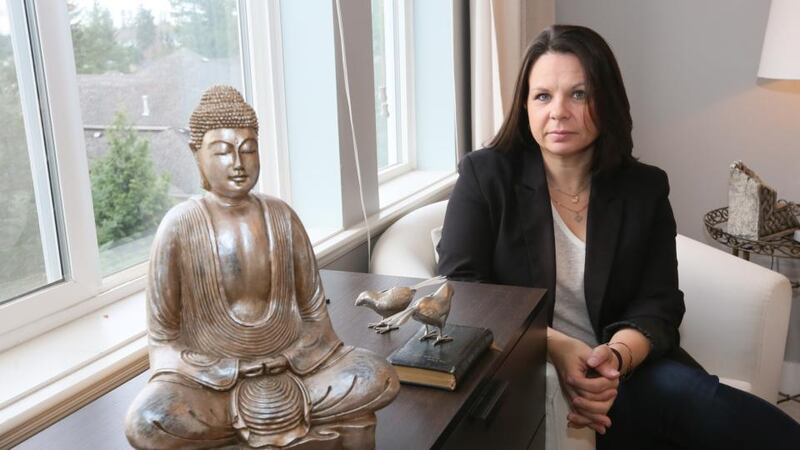 Picking up the pieces: Fran O’Toole’s daughter Kelly. Photograph: Kim Stallknecht