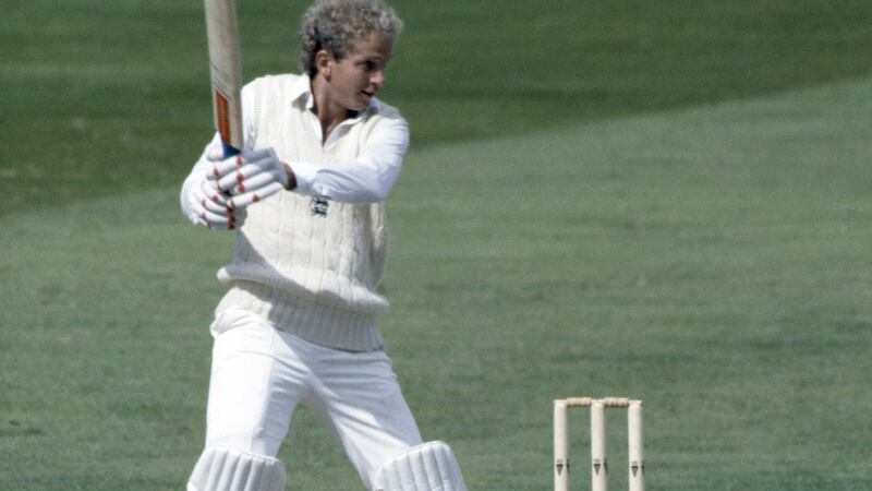 David Gower batting for England against the West Indies at Headingley in Leeds, in 1984. Photograph: Ken Kelly/Popperfoto/Getty Images