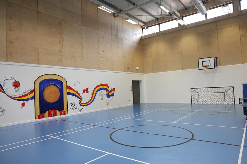 The gymnasium at Crannóg Nua special care unit for minors in Portrane. Photograph: Bryan O’Brien
