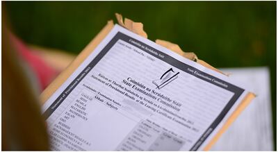 'Don’t fall into the mindset of thinking it’s impossible to study maths. Devote the same amount of time to practising maths questions as you would to studying a subject like biology.' Photograph: Bryan O'Brien 