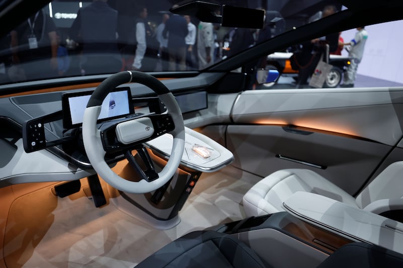 Interior of new Corolla concept car is miminalistic