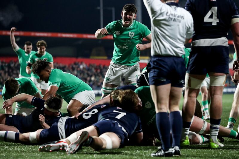 Ireland U20s were runners-up to England in the 2024 U20s Six Nations. Photograph: Ben Brady/Inpho