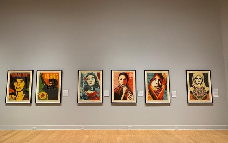 The Laguna Art Museum exhibition. Photograph: Peter Murtagh