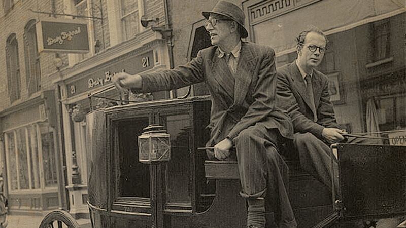 Cronin with Patrick Kavanagh in Dublin