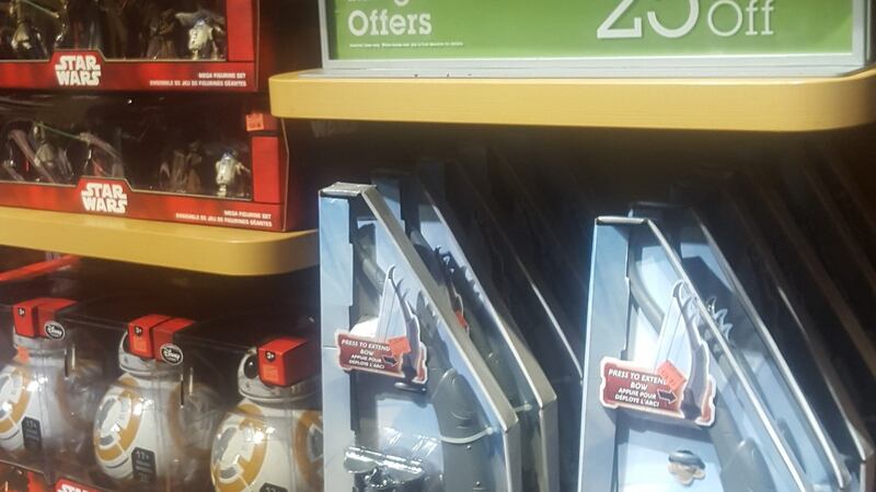 If you’re looking for a lightsaber, Han Solo costume or a BB-8 droid, you might just get lucky at the Disney store, where it’s offering a range of discounts.