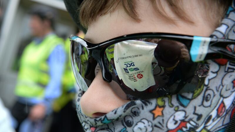 A member of the Willow Wheelers starting out on the 28th annual 160km charity cycle through Dublin, Meath and Kildare. Photograph: Cyril Byrne