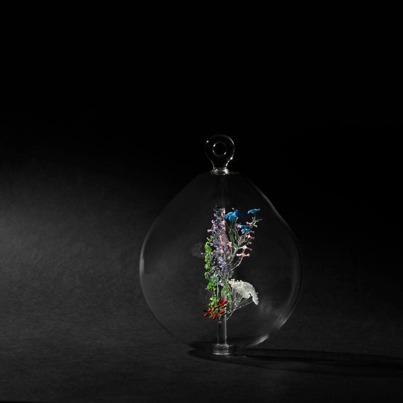 Glass art by Emma Bourke. Photograph: Michael McLaughlin