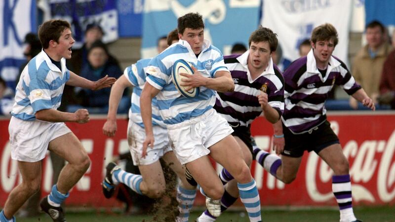 Vasily Artemyev playing in a Leinster Schools Senior Cup match  in 2006. Photograph:  Billy Stickland/Inpho