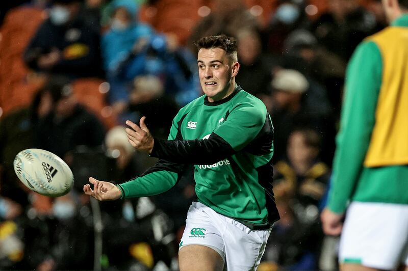 James Hume is close to a return to action with Ulster and could make the Ireland squad for the November internationals. Photograph: 
Billy Stickland/Inpho