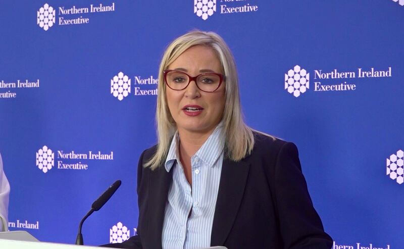 Michelle O'Neill. Photograph: David Young/PA Wire