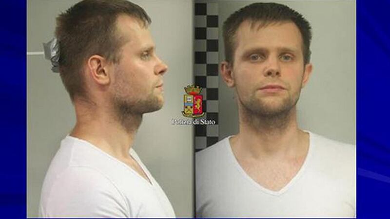 Photo released by police of Lukasz Pawel Herba, a Polish citizen with British residency